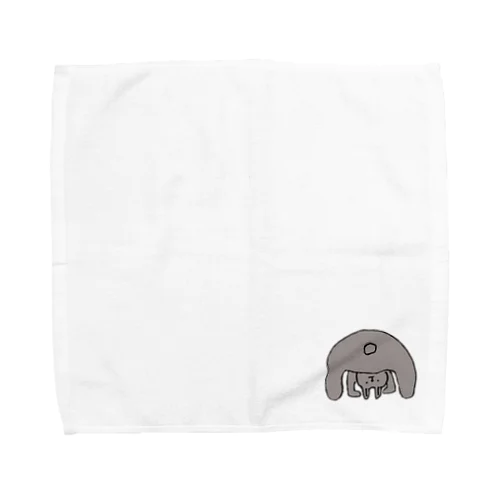 のぞきうさぎ Towel Handkerchief