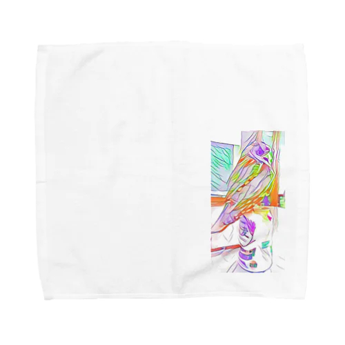 麦なfuu Towel Handkerchief