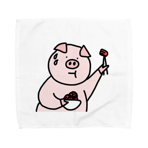 豚キムチ Towel Handkerchief