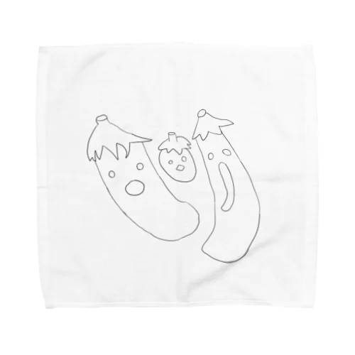 ナストリオ(モノクロ) Towel Handkerchief