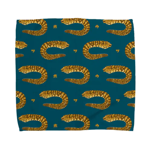 ウツボ総柄 Towel Handkerchief