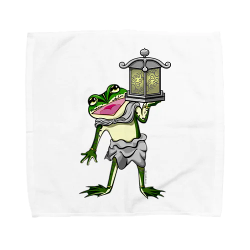 天燈鬼トノサマガエルタオル（Lサイズ限定） Towel Handkerchief