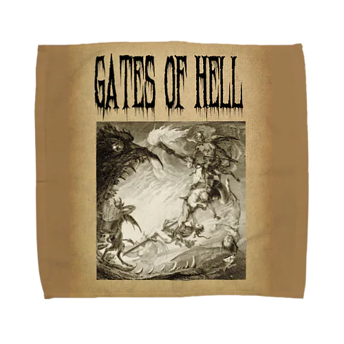 地獄の門 Towel Handkerchief