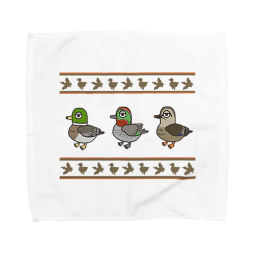 マガモたち Towel Handkerchief