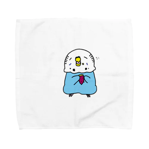 セキセイインコのアルとテン Towel Handkerchief