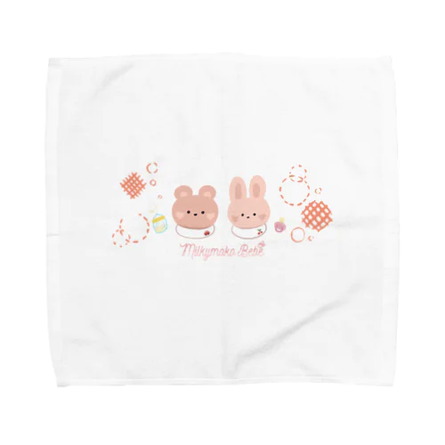 ベーべクマとベーべウサギ Towel Handkerchief