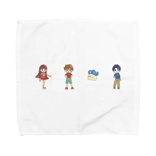 みんなと楽しい！ヒーローショーイラストグッズ Towel Handkerchief