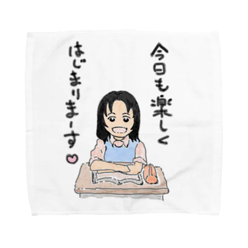 ニコニコ少女 Towel Handkerchief