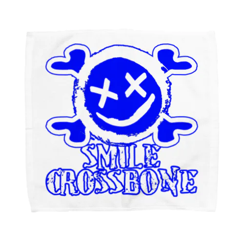 ニコちゃんクロスボーン BLU Towel Handkerchief