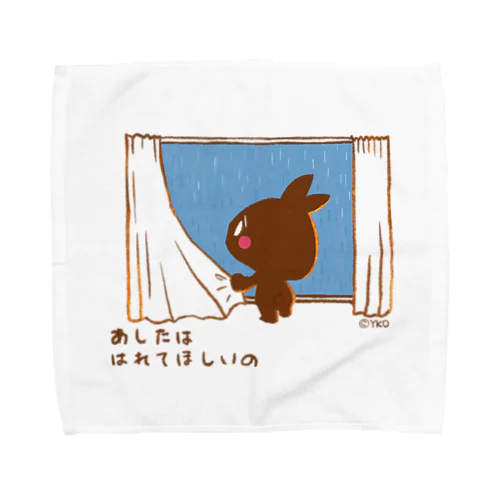 のうさぎ　はれてほしいの Towel Handkerchief