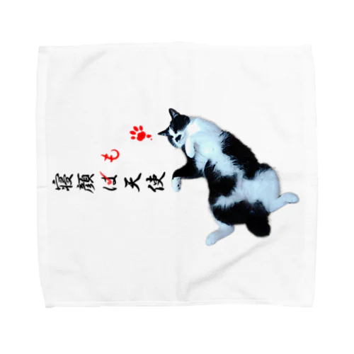 チョビ【天使】 Towel Handkerchief