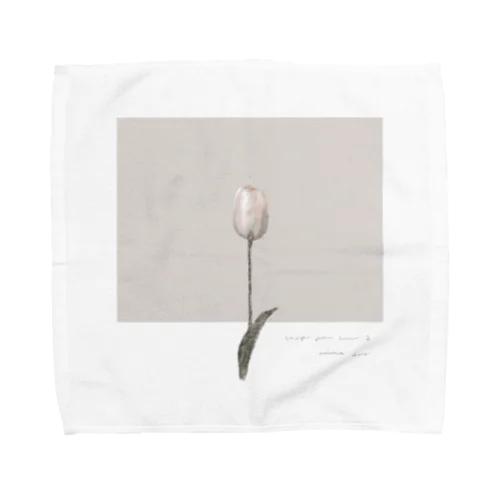 antique peach milk tea × logo message Towel Handkerchief