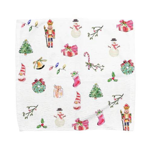 クリスマス8 Towel Handkerchief