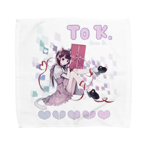 To K. サイバーネコ Towel Handkerchief