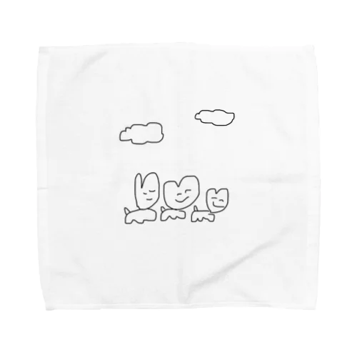 おさんぽチーム Towel Handkerchief