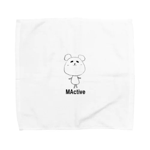 まくべぁーオリジナルキャラクターグッズ Towel Handkerchief