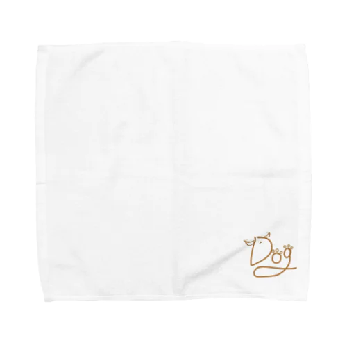 dog（ゆる文字シリーズ） Towel Handkerchief