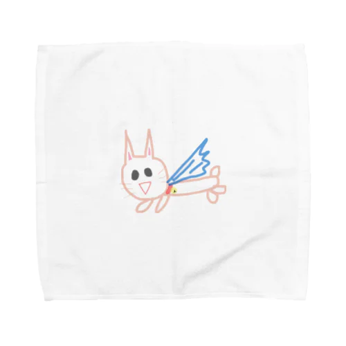 らくがきヒーローネコ Towel Handkerchief