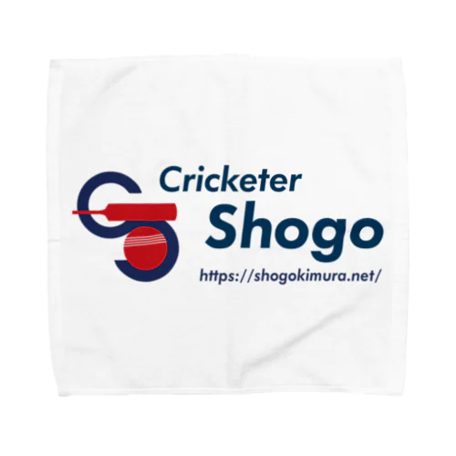 クリケット日本代表木村昇吾選手のロゴURL_02 Towel Handkerchief