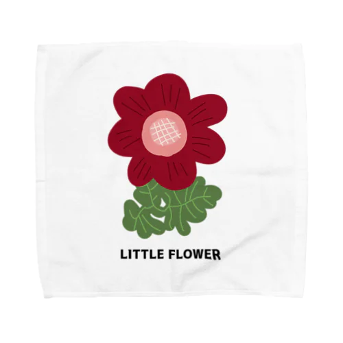 LITTLE FLOWER(RED) タオルハンカチ