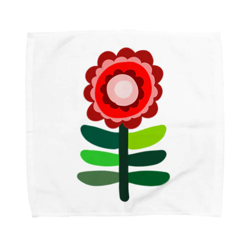 LITTLE FLOWER (RED2) Towel Handkerchief