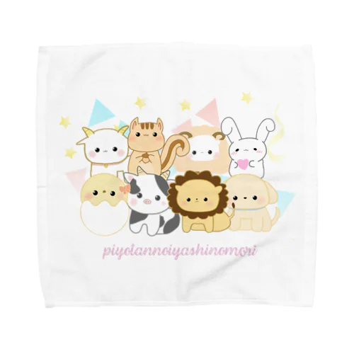 ぴよ森グッズ公式アイテム Towel Handkerchief