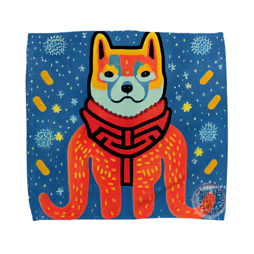 カラフルな生き物シリーズ Towel Handkerchief