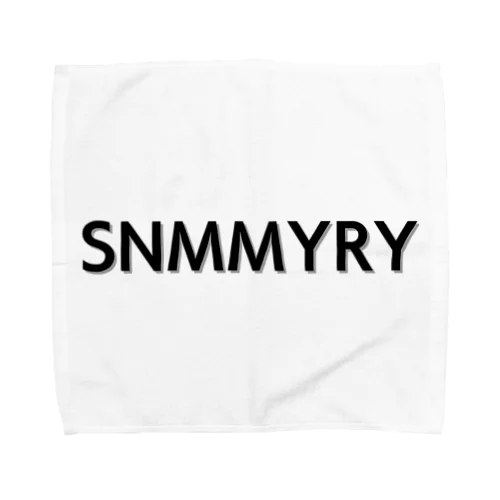 SNMMYRYボックスロゴ　パターンA Towel Handkerchief