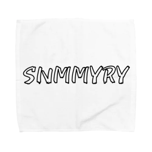 SNMMYRYボックスロゴ　パターンB Towel Handkerchief