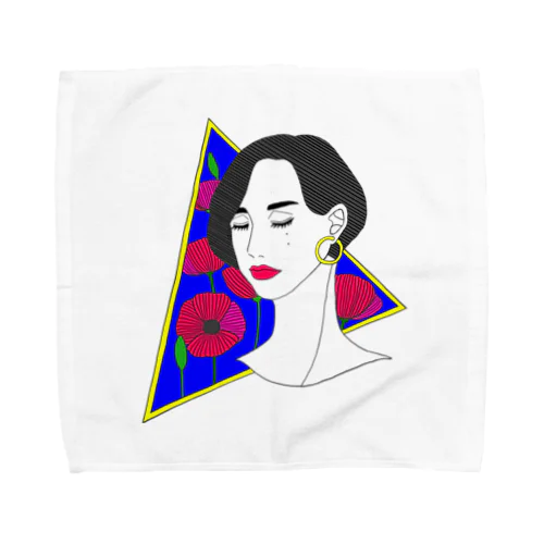 Poppy Towel Handkerchief