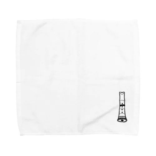 尺八−琴古流− 黒 Towel Handkerchief