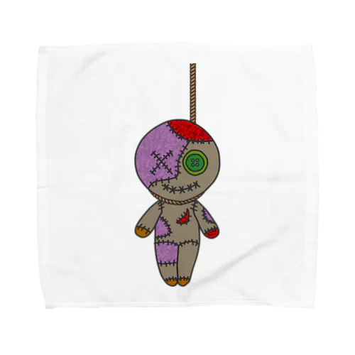 HANGING VOODOO DOLL Towel Handkerchief