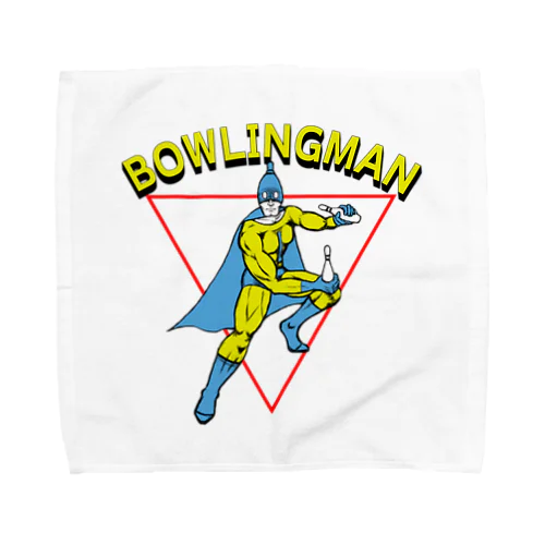 ボーリングマン　アメコミヒーロー風 Towel Handkerchief