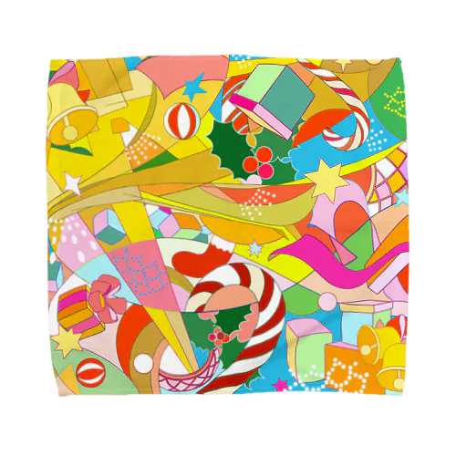 さあ来たよ！(クリスマス Edition) Towel Handkerchief