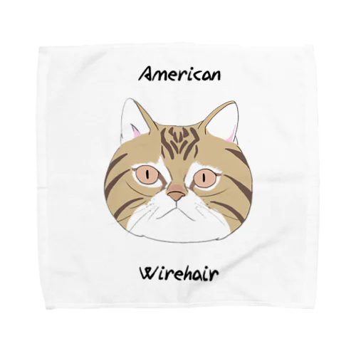 アメリカンワイヤーヘア Towel Handkerchief