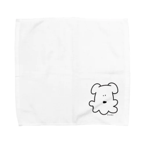 シュナウザー☆きょとんフレーミー Towel Handkerchief