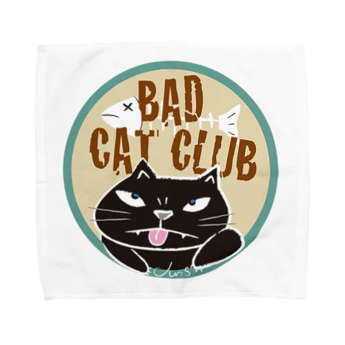 BAD CAT CULB Towel Handkerchief