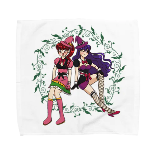 バトル魔女っ子 Towel Handkerchief