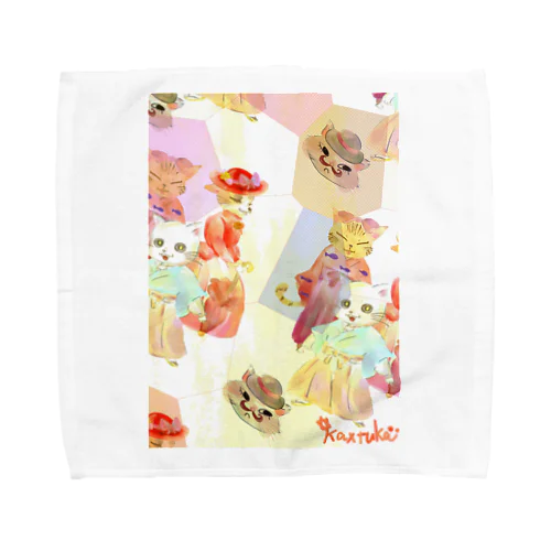 猫ロマ Towel Handkerchief