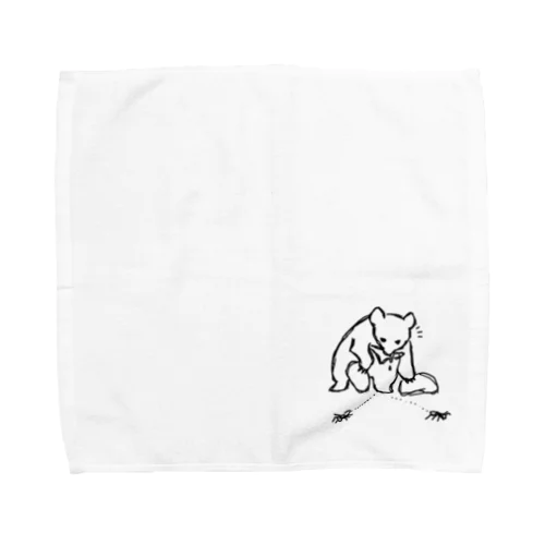 夏のクマ Towel Handkerchief