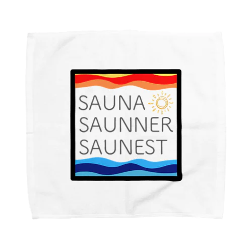 SAUNA SAUNNER SAUNEST タオルハンカチ