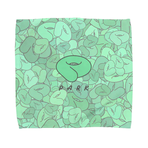PARKロゴ　ランダム柄（小物） Towel Handkerchief