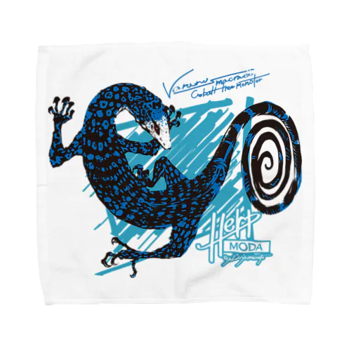 コバルトツリーモニターb Towel Handkerchief