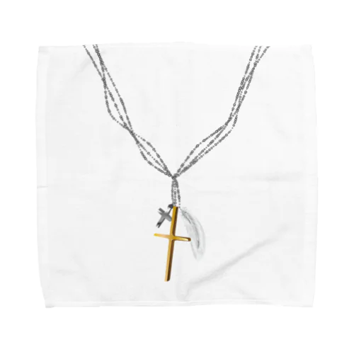 Cross Necklace Towel Handkerchief