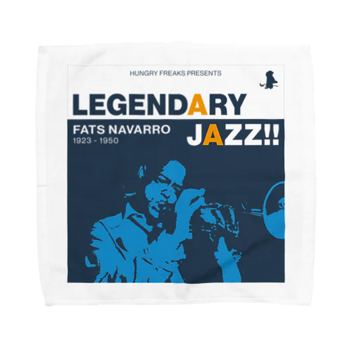 フェイク・アルバム・ジャケット:LEGENDARY JAZZ!! ~ Fats Navarro タオルハンカチ