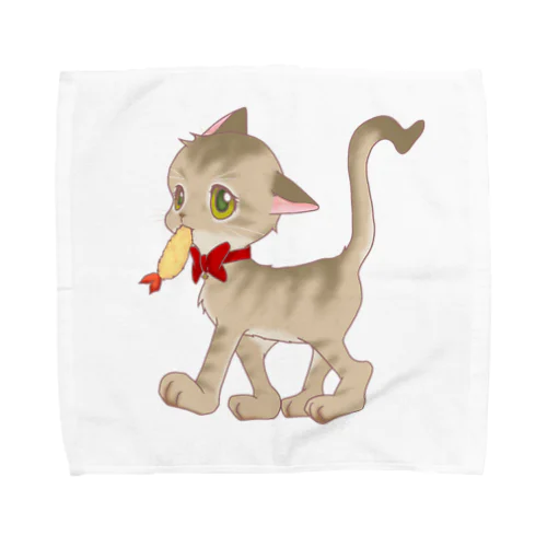 キジトラのライドウ(Toy) Towel Handkerchief