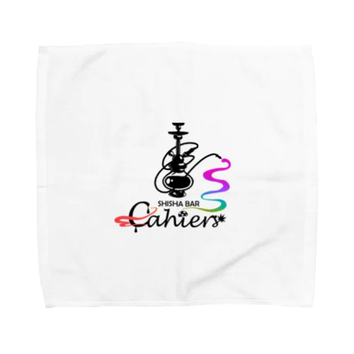 シーシャバー「カイエ」ロゴ（黒Ver.） Towel Handkerchief