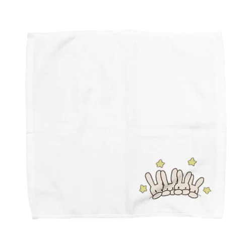 4つ子うさぎ Towel Handkerchief