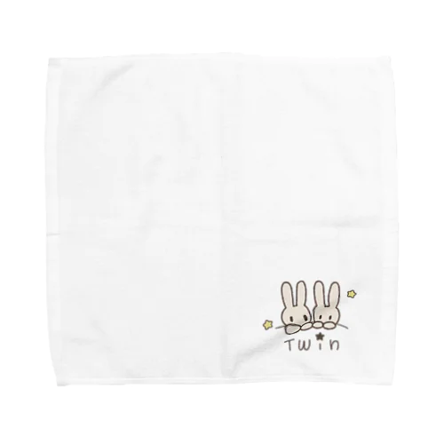 双子うさぎ Towel Handkerchief