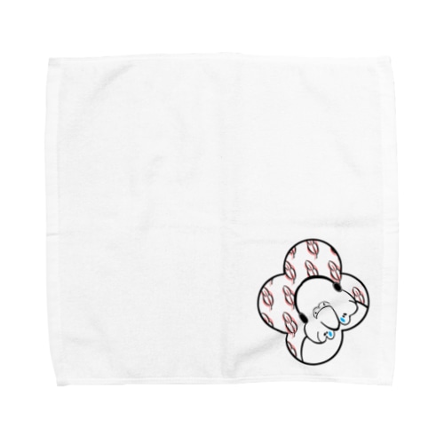 とりばーど(赤の羽小窓からこんにちは2) Towel Handkerchief